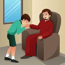 Kissing Father's Hand